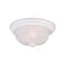 Designers Fountain 13.25in 2-Light White Ceiling Light Flush Mount 1257M-WH-AL - alternate 1
